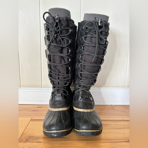 Sorel Women’s Conquest Carly ll Waterproof Duck Snow Boots NL2273-011 SIZE 8 - Picture 1 of 8